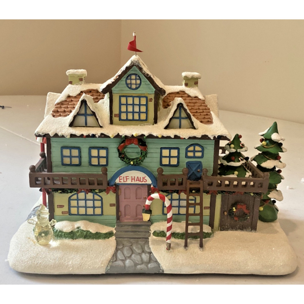Rudolphs Christmas Town Elf House/Haus-Hawthorne Villages